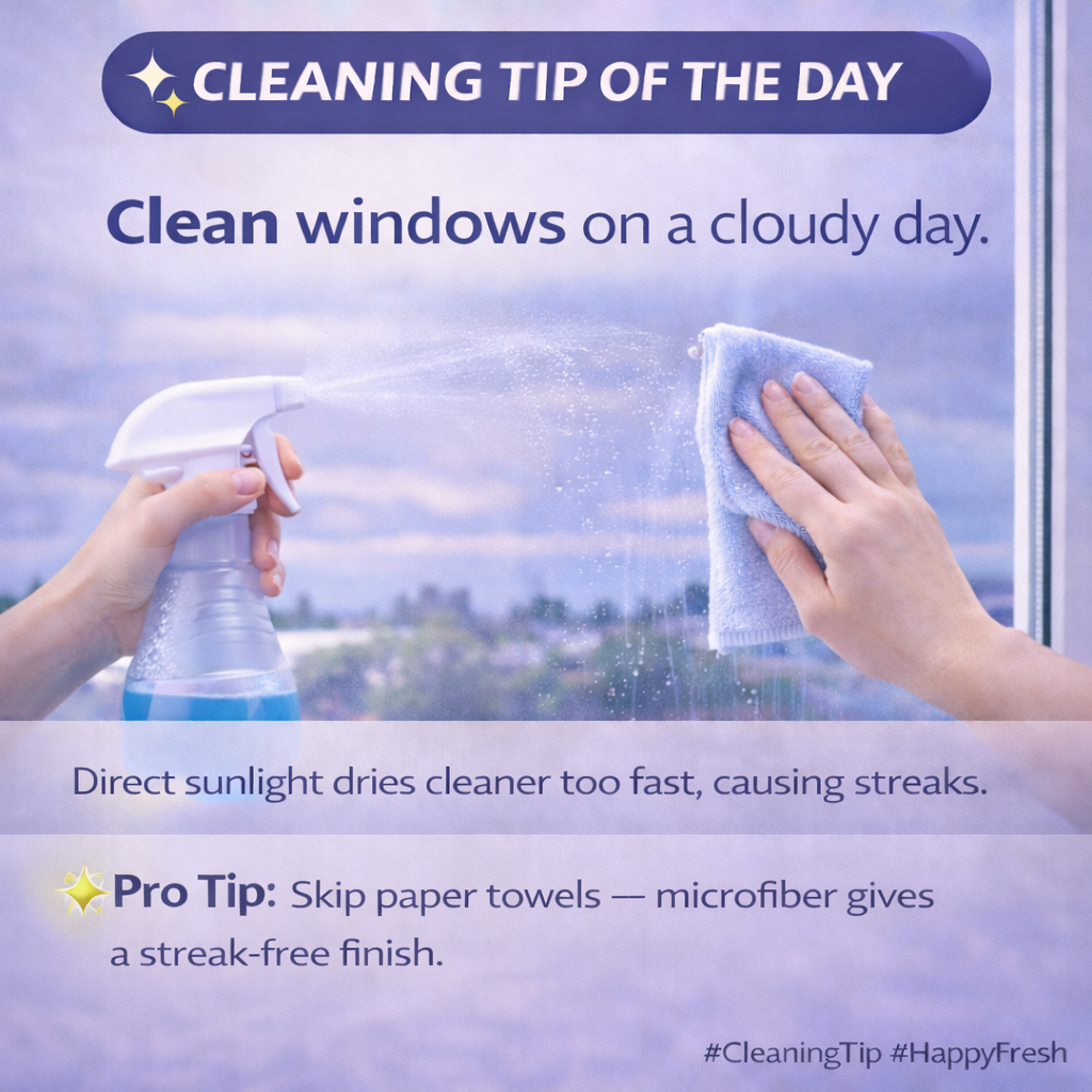 Want streak-free windows?