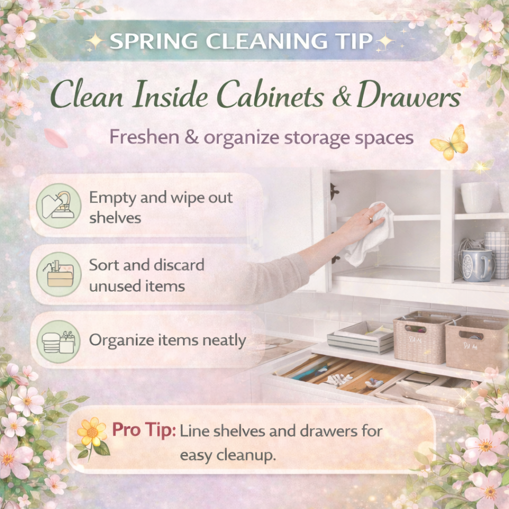 Spring is the perfect time to refresh your cabinets and drawers 🌸