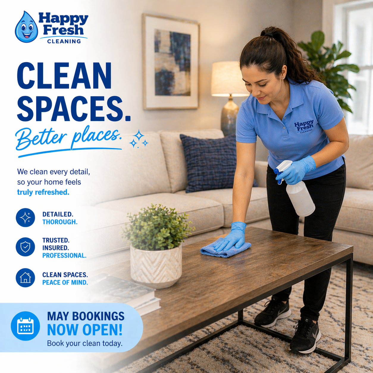 Clean spaces create better places to live. ✨