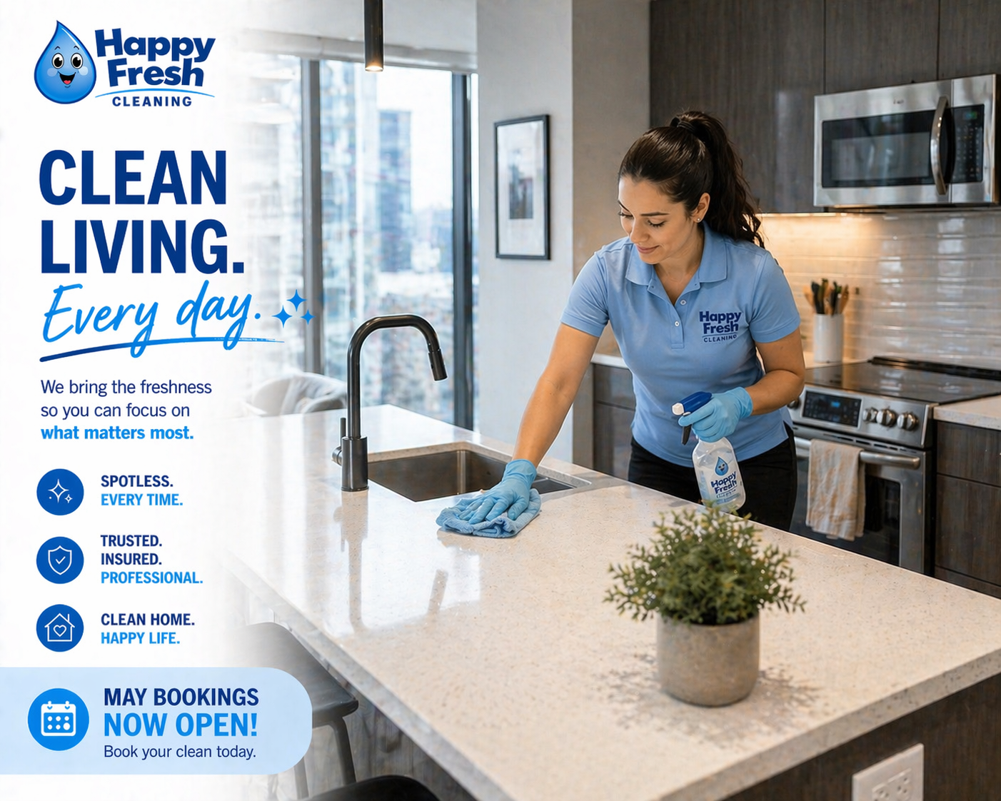 Clean living starts with a clean home. ✨
