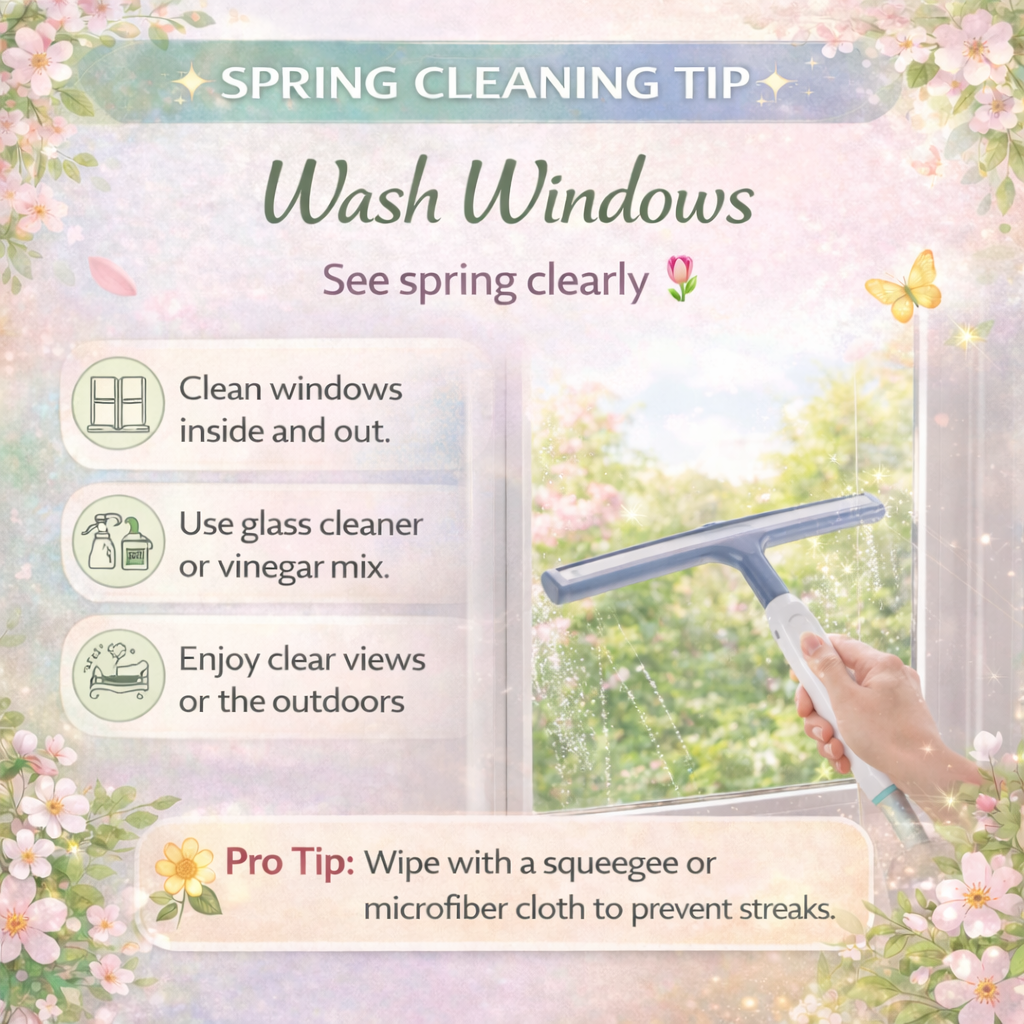Spring is the perfect time to wash your windows 🌸