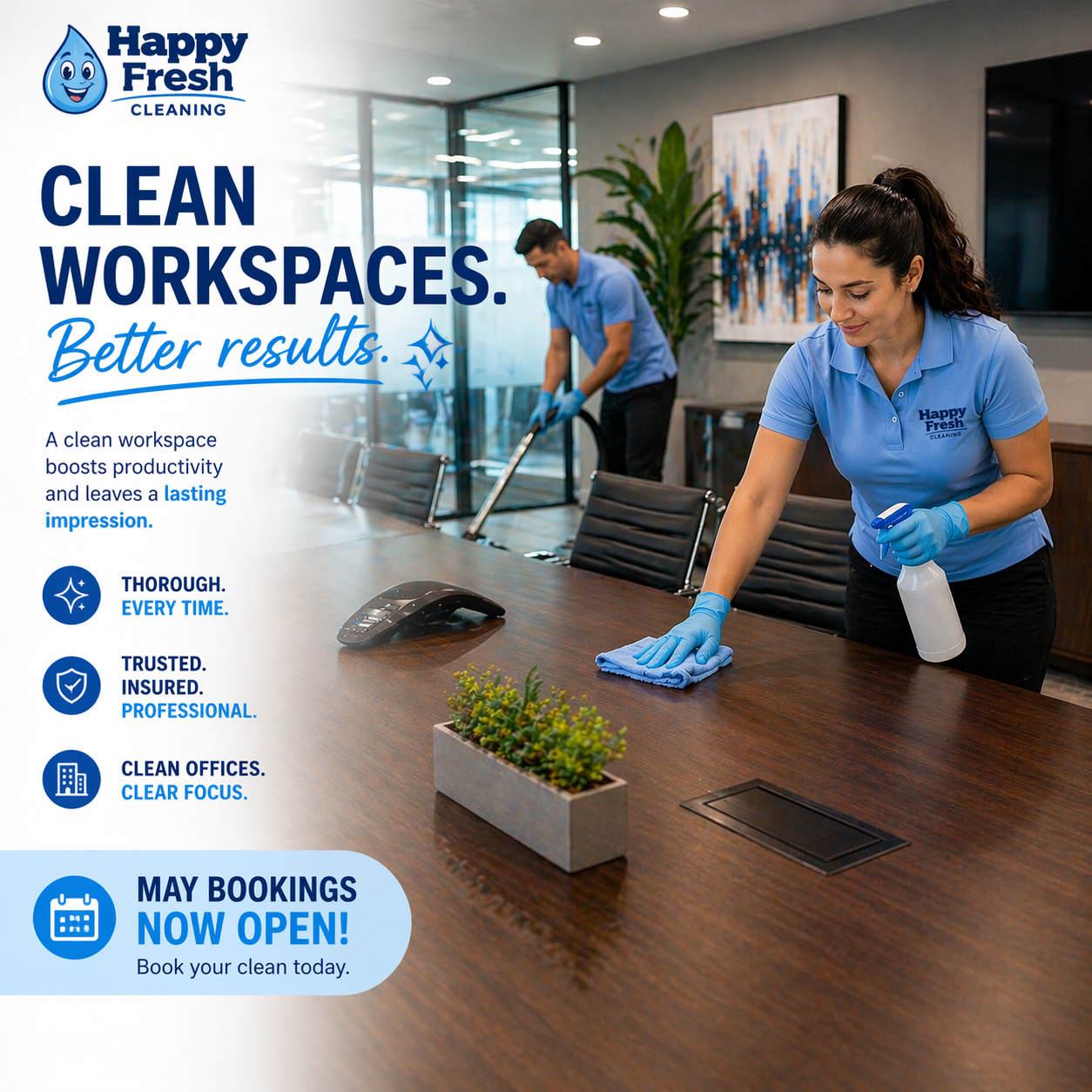 Clean workspaces create better results. ✨