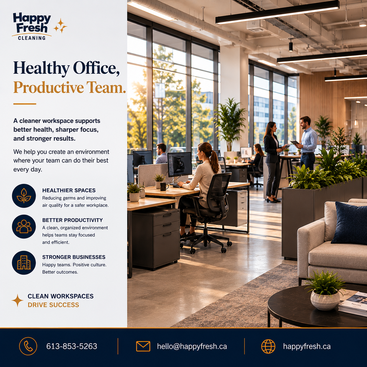 A healthier workplace creates a stronger team.