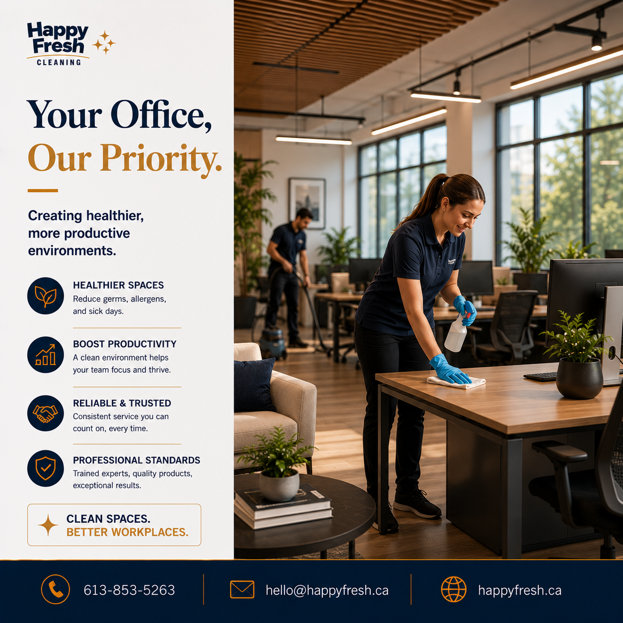 A clean office is more than appearance.